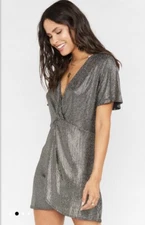 Show Me Your Mumu Get Twisted Mini Dress NTW medium Retail $154