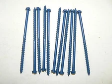 3/16" x 4" Hex Head Masonry Screws - Lot of 100 Pcs. 