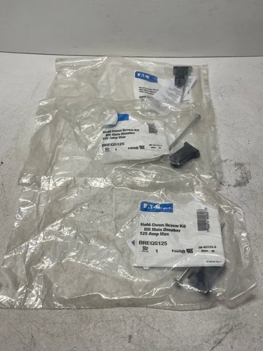 Lot of 3 Eaton BREQS125 Hold-Down Screw Kit BR Main Breaker 125 Amp Max