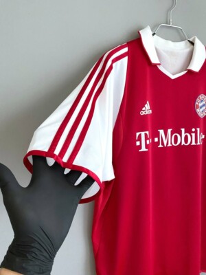 Adidas FC Bayern Munich 2003/2004 Home Football Jersey #13 BALLACK