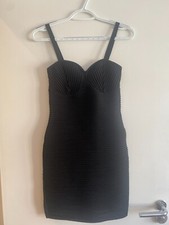 MANGO BLACK MINI DRESS BODYCON - KENDALL  77099220 - size XS  - BNWT