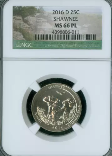 2016 D FORT MOULTRIE QUARTER NGC MS66 PL     *