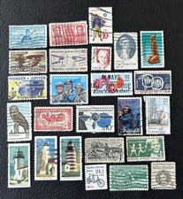 Lot de 25 timbres anciens des USA années diverses - Stamps - D79