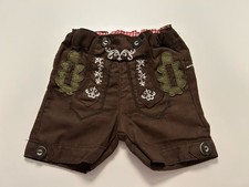 Baby Trachtenhose Bondi Gr. 74 Braun Lederhose Wie Neu Top Zustand