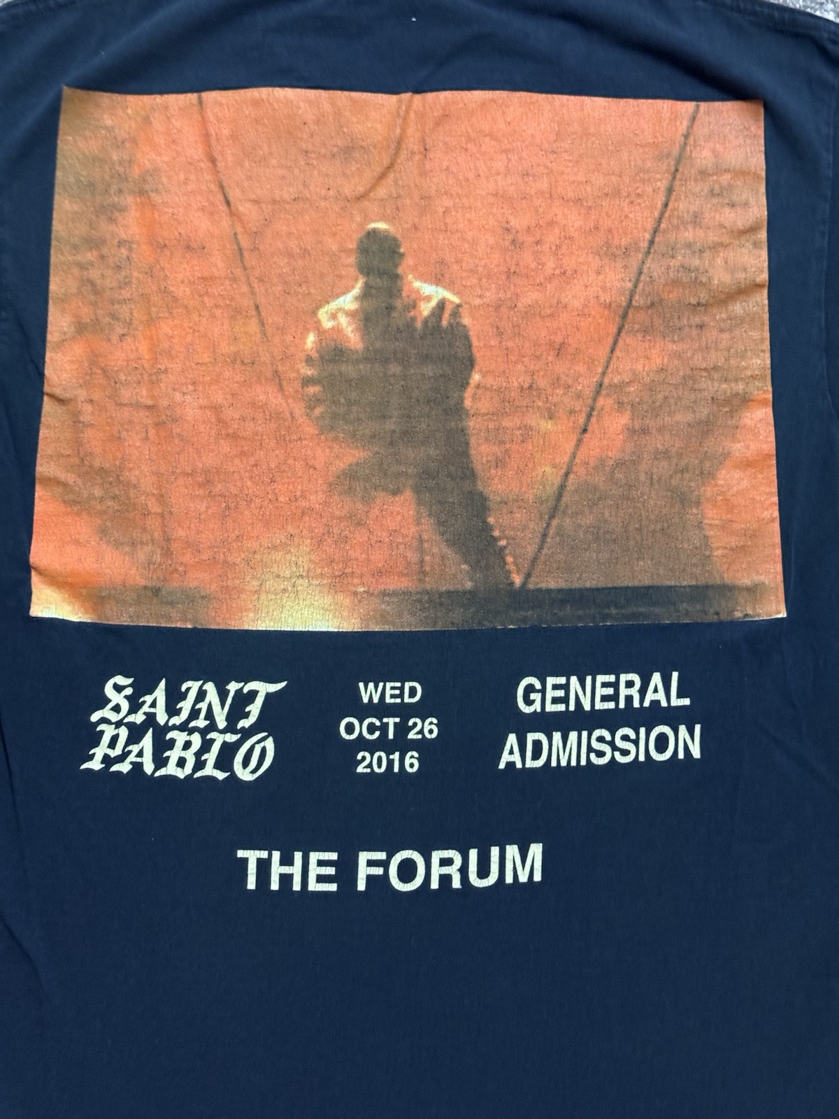 2016 Kanye West Yeezy Saint Pablo Tour Los Angeles Forum T-Shirt Mens M thumbnail 7