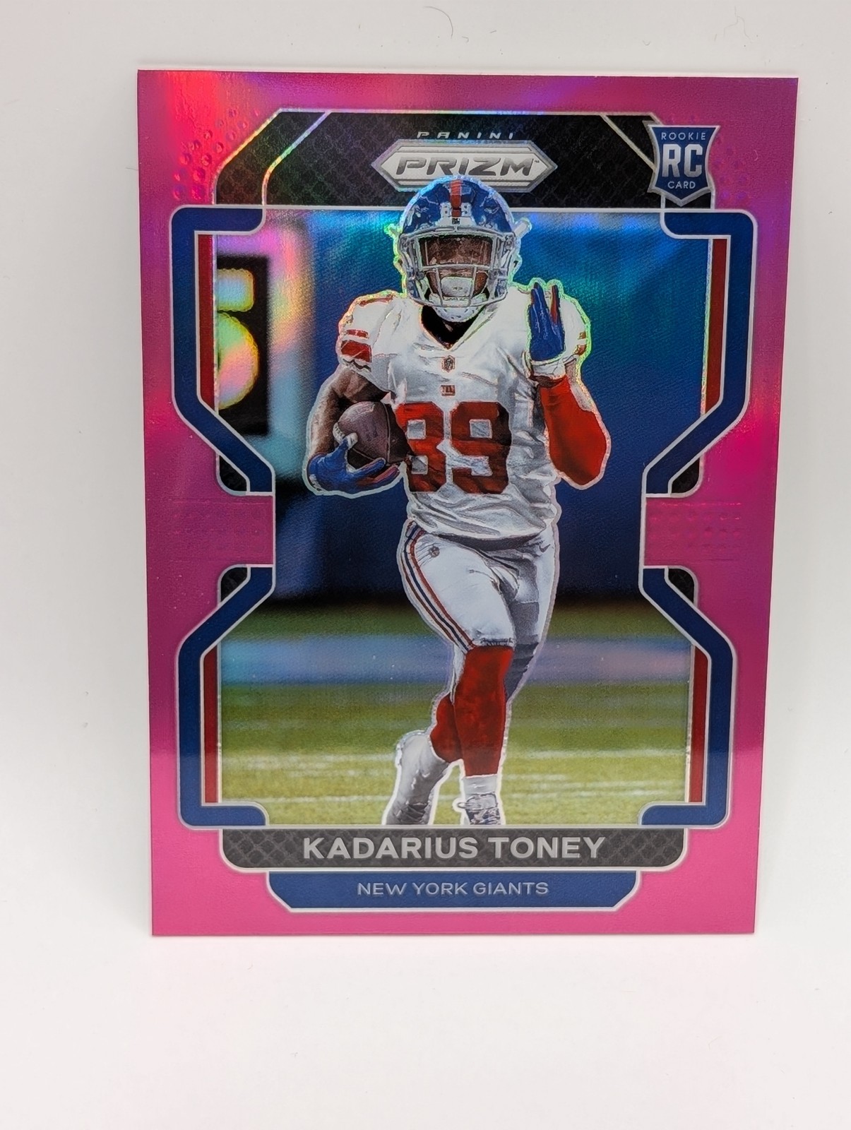 2021 Panini Prizm - Rookie Kadarius Toney #342 Pink Prizm (RC)
