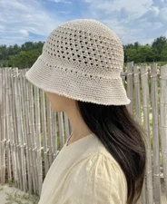 knitted bucket hat & bunge*