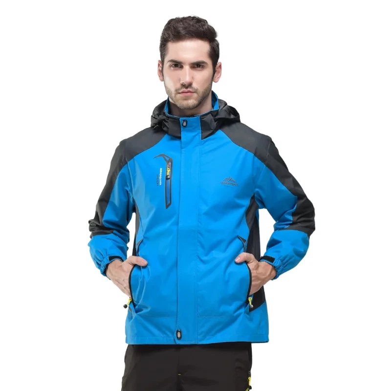 Men's Waterproof Hiking Jacket Outdoor Windbreaker Climbing Trekking Coat Travel
Opens in a new wind