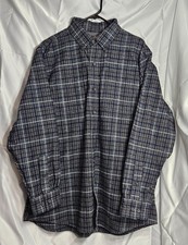 Ridgecut Toughwear Plaid Button-Up Flannel Shirt Men's Size L