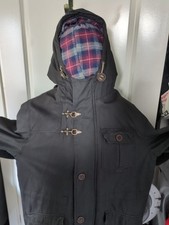 Firetrap Duffle Coat, Size XL.  Outer Is 100% Cotton, Inner Is 100% Polyester.