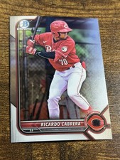 RICARDO CABRERA 2022 Bowman Draft #BDC-139 Chrome