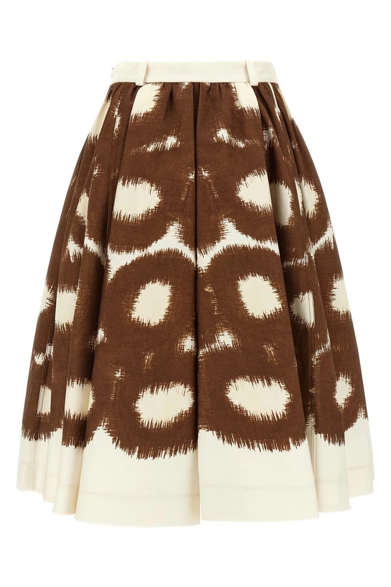 PRADA Brown Cotton Canvas Skirt New And Authentic | eBay