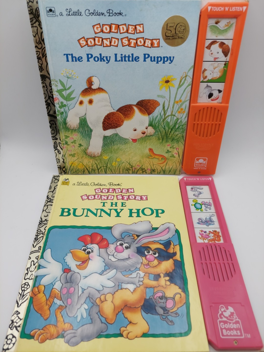 Golden Sound Story Lot: Bunny Hop & Poky Little Puppy