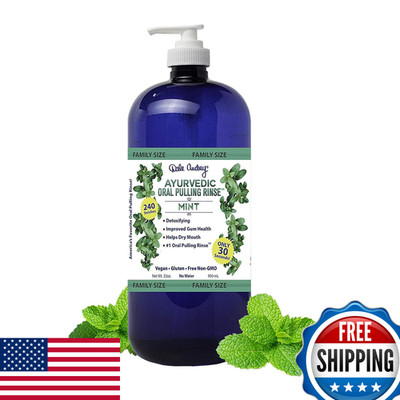 Dale Audrey Organic Oil Pulling For Teeth And Gums Refreshing Mint Flavored