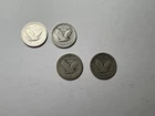4 of USA Standing Liberty Quarters Cirulated 90% Silver