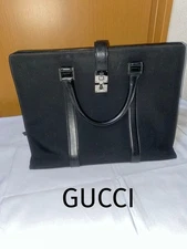 Gucci Business Bag 114262 3444 Black Used C Grade