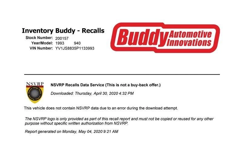 Driver Left Tail Light Sedan Body Mounted Fits 91-95 VOLVO 940 98161 - Image 2 of 4