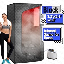 Upgraded Infrared Sauna Box for Relaxation, Detoxification, Portable Steam Sauna