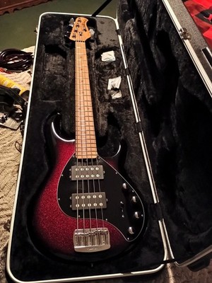 Ernie Ball Music Man Stingray Special 5 HH special Bass Guitar Burnt Apple