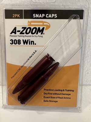 A-Zoom Rifle Precision Snap Caps 308 Winchester Pack of 2 12228