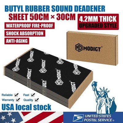 26sqft Sound Deadening Proofing Mat Butyl Car Van Audio Panel Vibration Damping