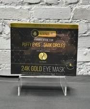 DERMORA 20 Pairs-24K Gold Eye Mask, Puffy Eyes Dark Circle Under Eye Patches