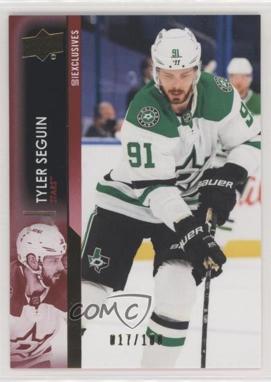 2021-22 Upper Deck Series 1 Exclusives 17/100 Tyler Seguin #63 04sa