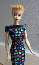 Brown Eye Shadow Blonde Vintage Barbie Ponytail #3 - Apple Sheath