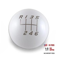 Gloss White Shift Knob - 500g - Fits Manual 1999-2024 VW