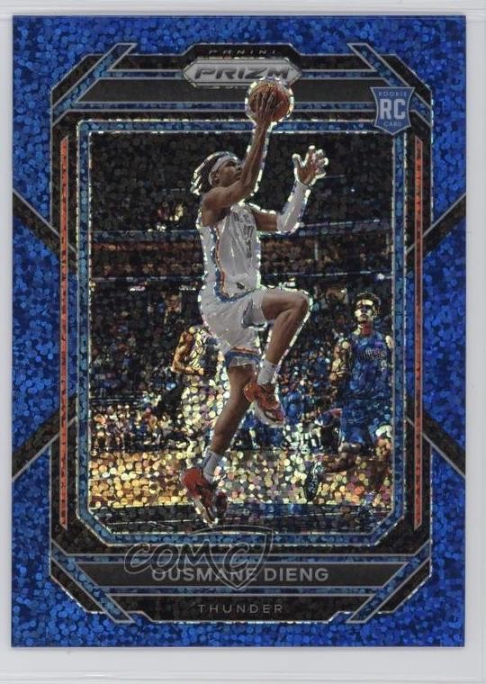 2022-23 Panini Prizm Blue Sparkle Prizm 115/144 Ousmane Dieng #224 09q4