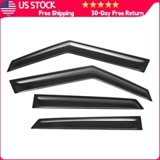 Wind Deflector For Hyundai Venue 2020-2024 JDM Tape-on 4x 4Pcs Black