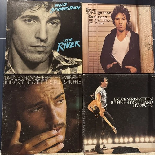 Bruce Springsteen Vinyl Lot, VG+ 4 Albums See Description