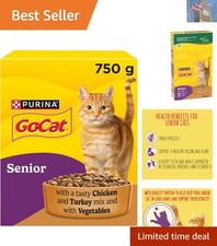 Senior Cat Food Chicken & Turkey - 750g Pack of 5 for Vitality 5.60 per kilo