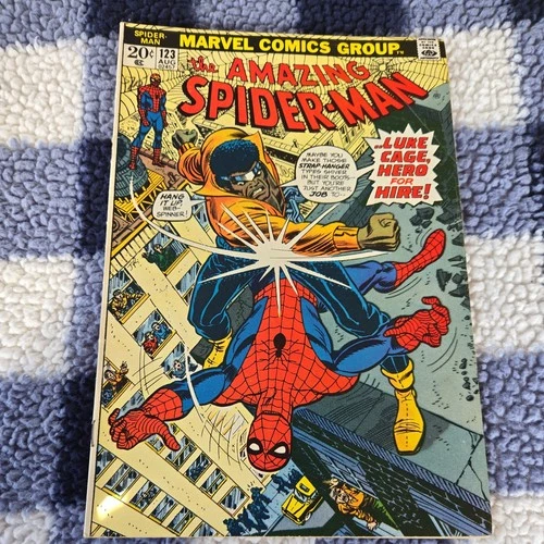 New ListingThe Amazing Spider-Man #123 1973  Spider-Man vs. Luke Cage Hero For Hire