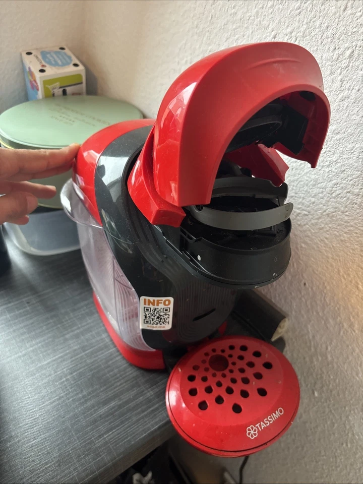 BOSCH TAS113E Kapselmaschine TASSIMO STYLE friendly 0,7L Kaffeemaschine Rot - Bild 3 von 4