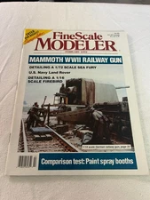 FineScale Modeler Magazine February 1992 WWII Railway Gun Land Rover MRC