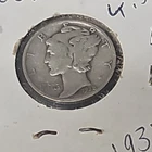 1938 Mercury Dime 10C Silver Business Strike Circulated Uncertified 0.9 Fineness