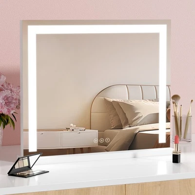 S'AFIELINA LED Hollywood Makeup Mirror Large Vanity Light Mirror with 3 Color Dimmable