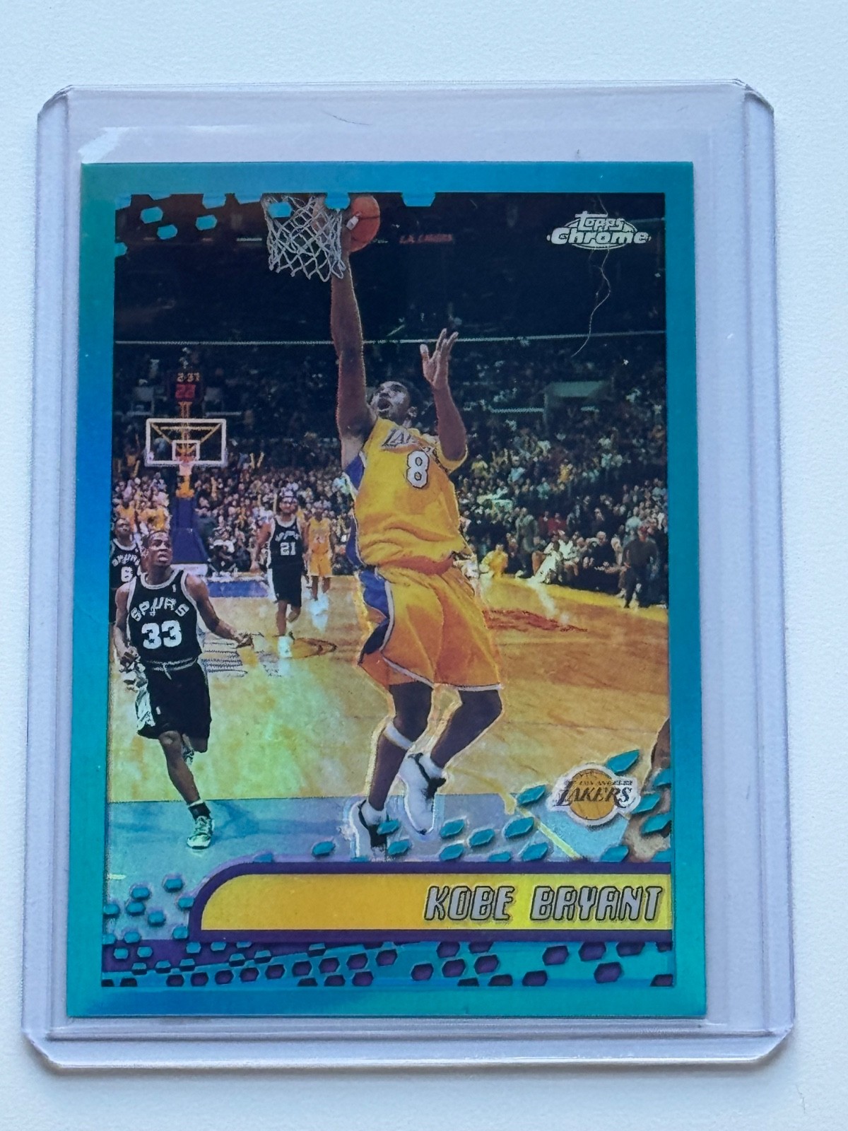 2001-02 Topps Chrome Refractor Kobe Bryant #50 HOF