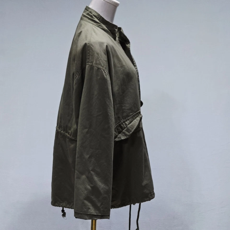 Chaqueta Sophie Rue Talla XL Mujer Ligera Algodón Forrada Manga Larga Militar Foto 4 de 4