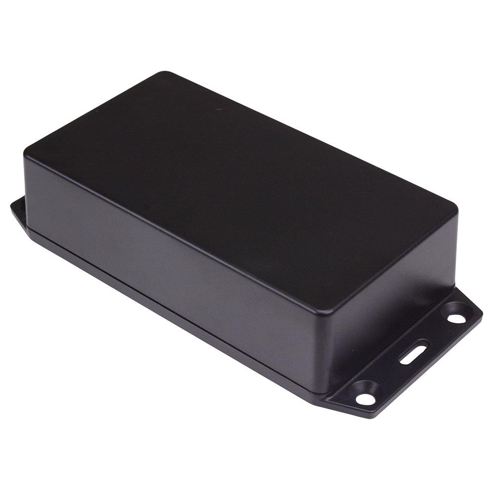 1591XXBSFLBK Hammond Black GPABS Enclosure Flanged Lid 113 x 63 x 31mm