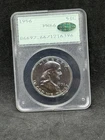 1956 Proof Silver Franklin Half Dollar Pcgs Rattler PF 66 Cac Sticker Dual Toned