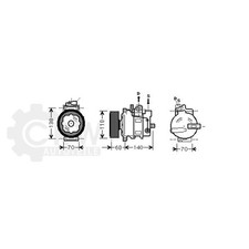 Kompressor Klimaanlage für Audi A4 Avant 2.4 Bj.01-04