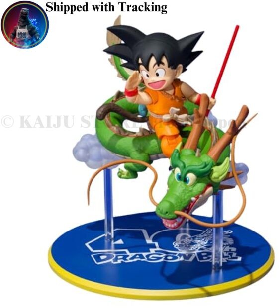 Figura 75 mm SH Figuarts Goku & Shenron Edición 40 Aniversario