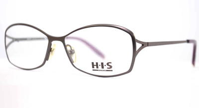 Brille HIS Eyewear by Uniopt Austria HT676-003 55 14 135 Metall Titan