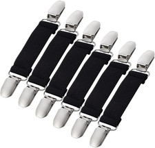 Winter Mitten Clips Elastic Stainless Steel Gloves Clips for Toddler Kids Adults