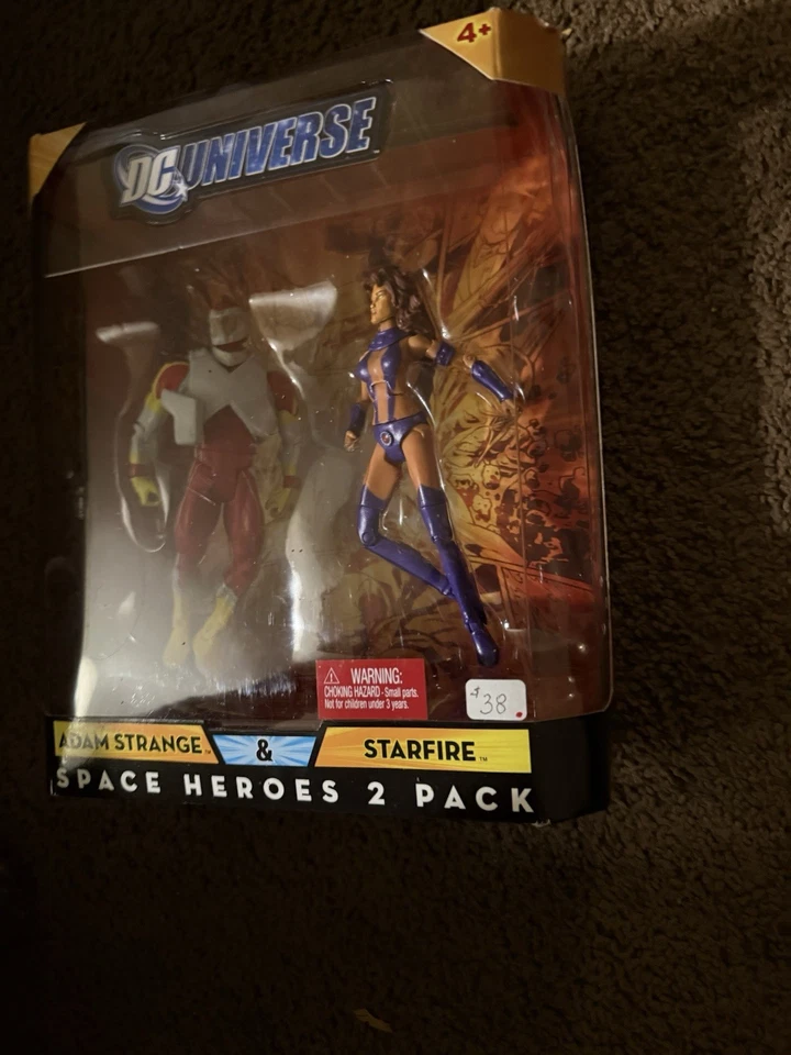 Paquete de 2 figuras de acción DC Universe Classics Adam Strange Starfire Foto 2 de 4