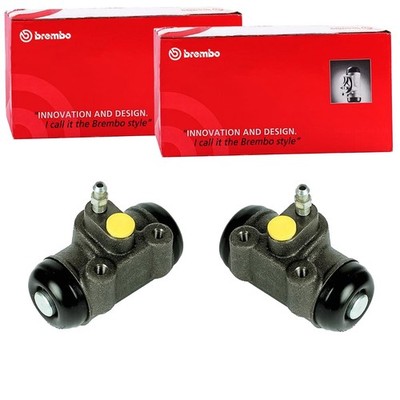 2x BREMBO RADBREMSZYLINDER 25,4mm passend für CITROËN C25 FIAT DUCATO PEUGEOT