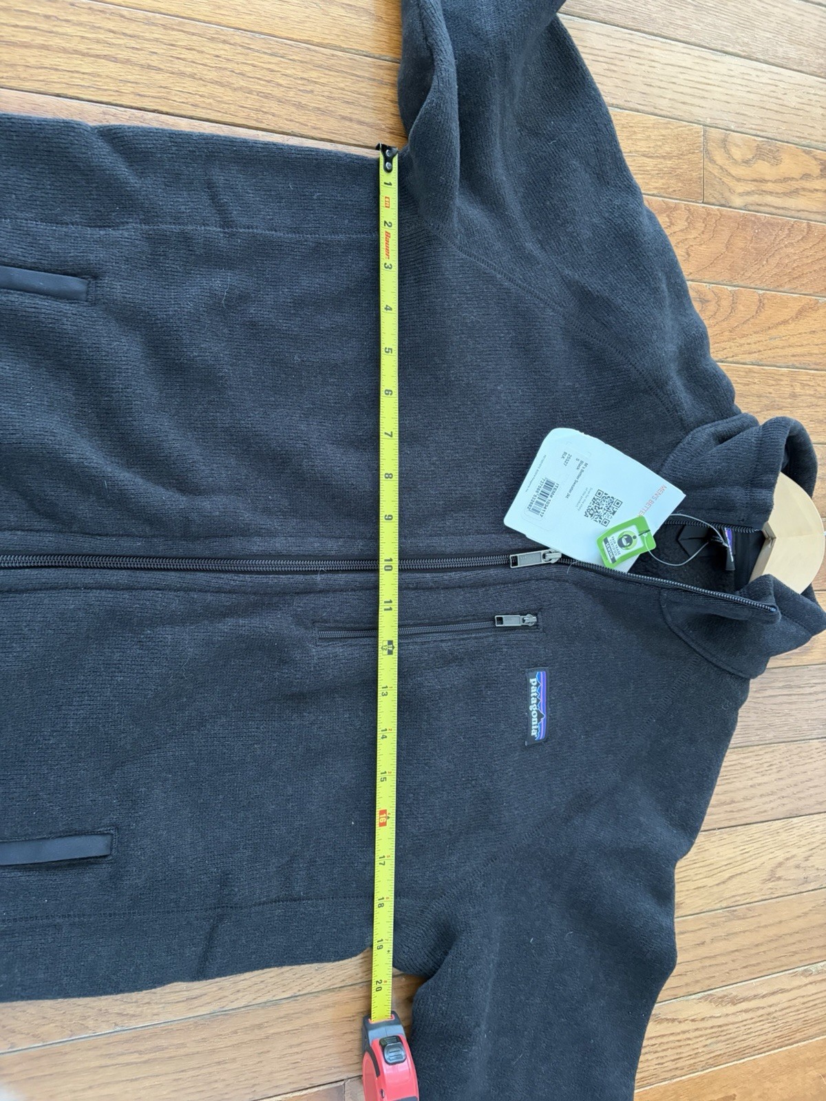 NWT Patagonia Men's Better Sweater Full-Zip Fleece Jacket Black Small 25527 thumbnail 4