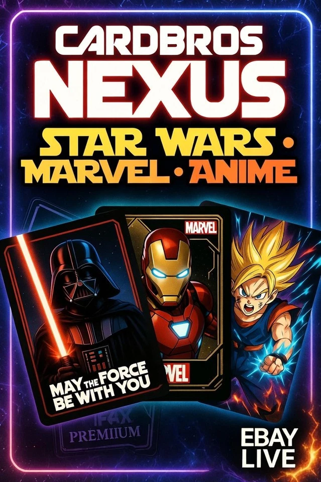 CardBros NEXUS Star Wars Marvel Anime!. (Some Mature)